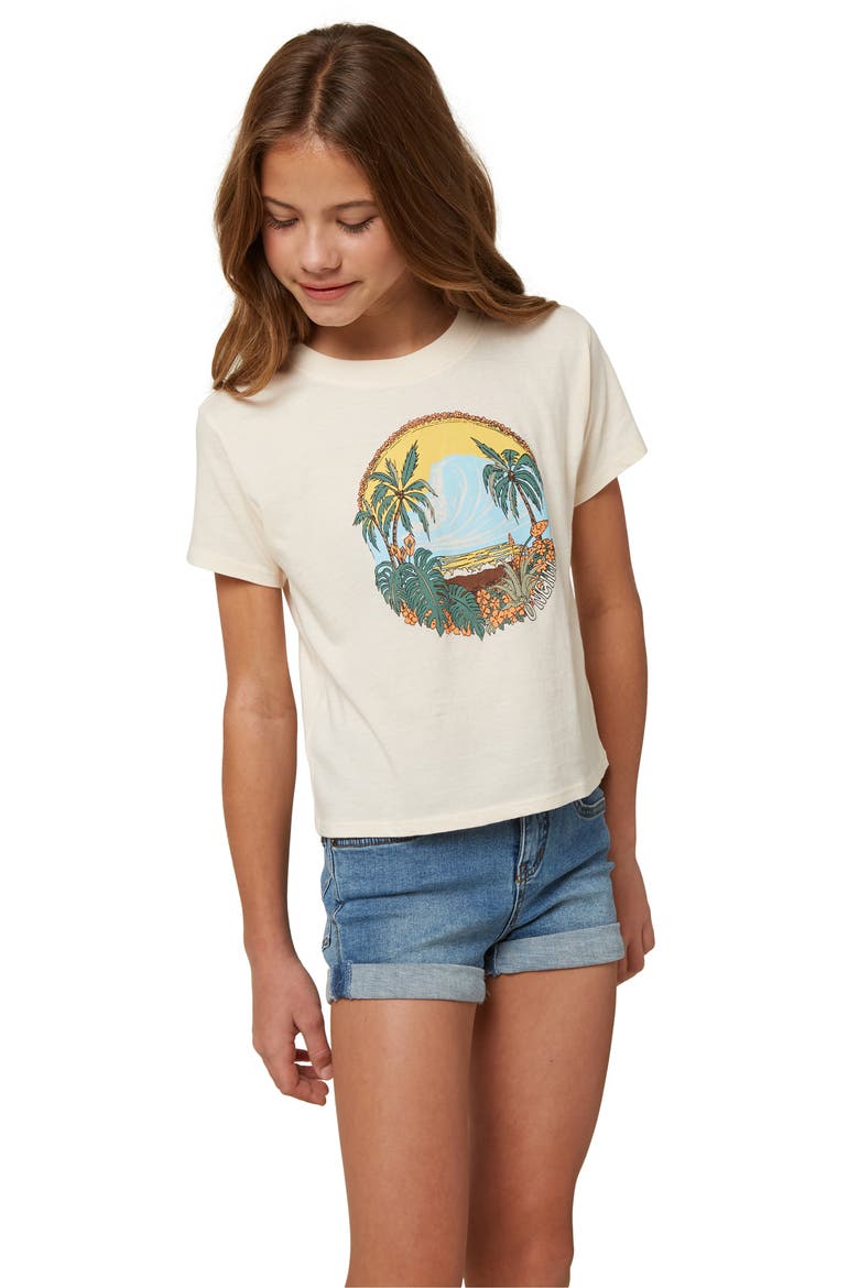 Secret Spot Graphic Tee, Alternate, color, VANILLA CREAM