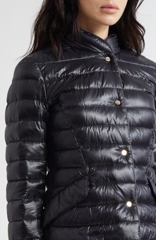 Herno Fitted Quilted Down Puffer Jacket In Black