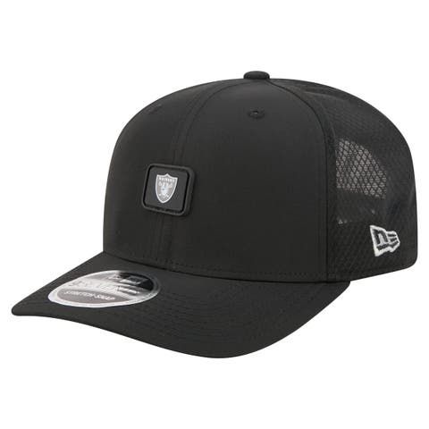 Men's New Era Black Las Vegas Raiders Micro Badge 9SEVENTY Adjustable Hat