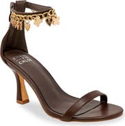 CHASE AND CHLOE Iridessa Charm Ankle Strap Sandal