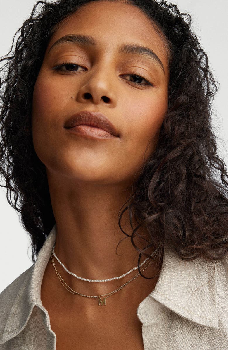 MEJURI Micro Pearl Necklace, Alternate, color, Pearl