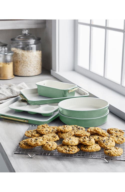 Greenpan Reserve Healthy Ceramic Nonstick 7-pc. Bakeware Set In Green