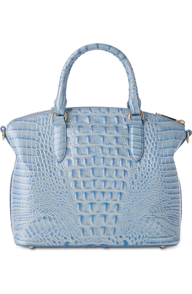 Brahmin Duxbury Croc Embossed Leather Satchel, Alternate, color,
