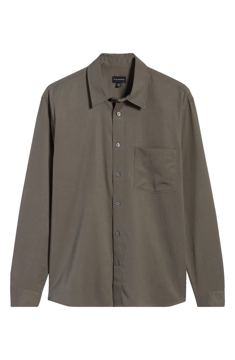 Club Monaco Solid Button-Up Shirt, Alternate, color,