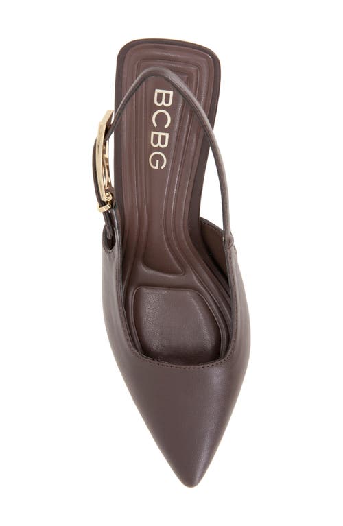 Bcbg Inara Slingback Pointed Toe Pump In Brown