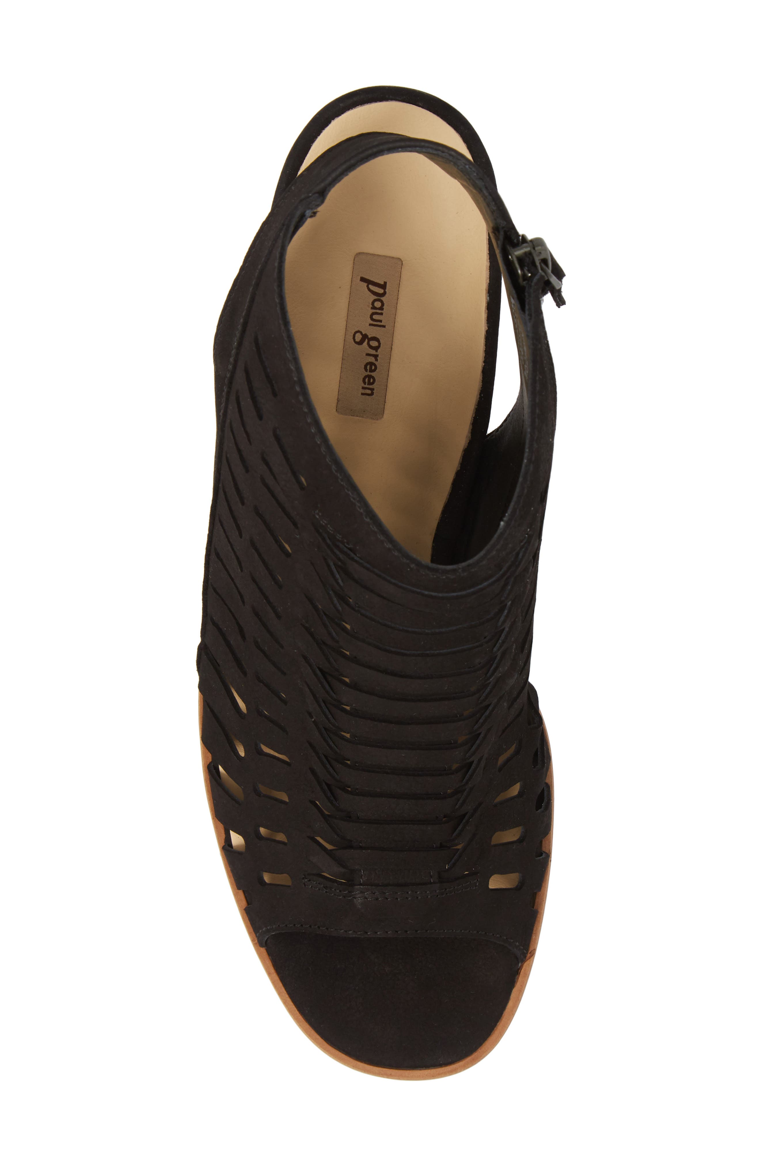 Paul Green Rosa Woven Peep Toe Sandal, Alternate, color, 