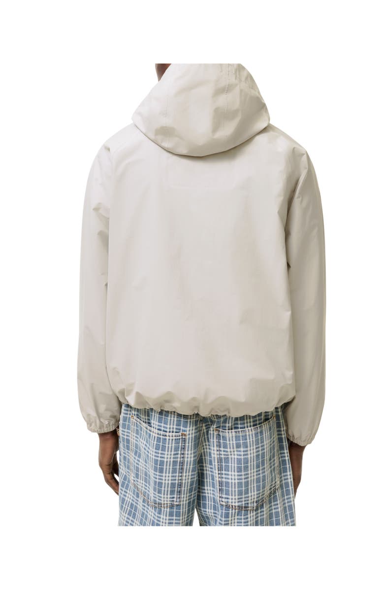 Burberry Nylon Clapton Hooded Jacket, Alternate, color, Moon Grey