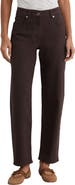 Reiss Selin Mid Rise Straight Leg Jeans