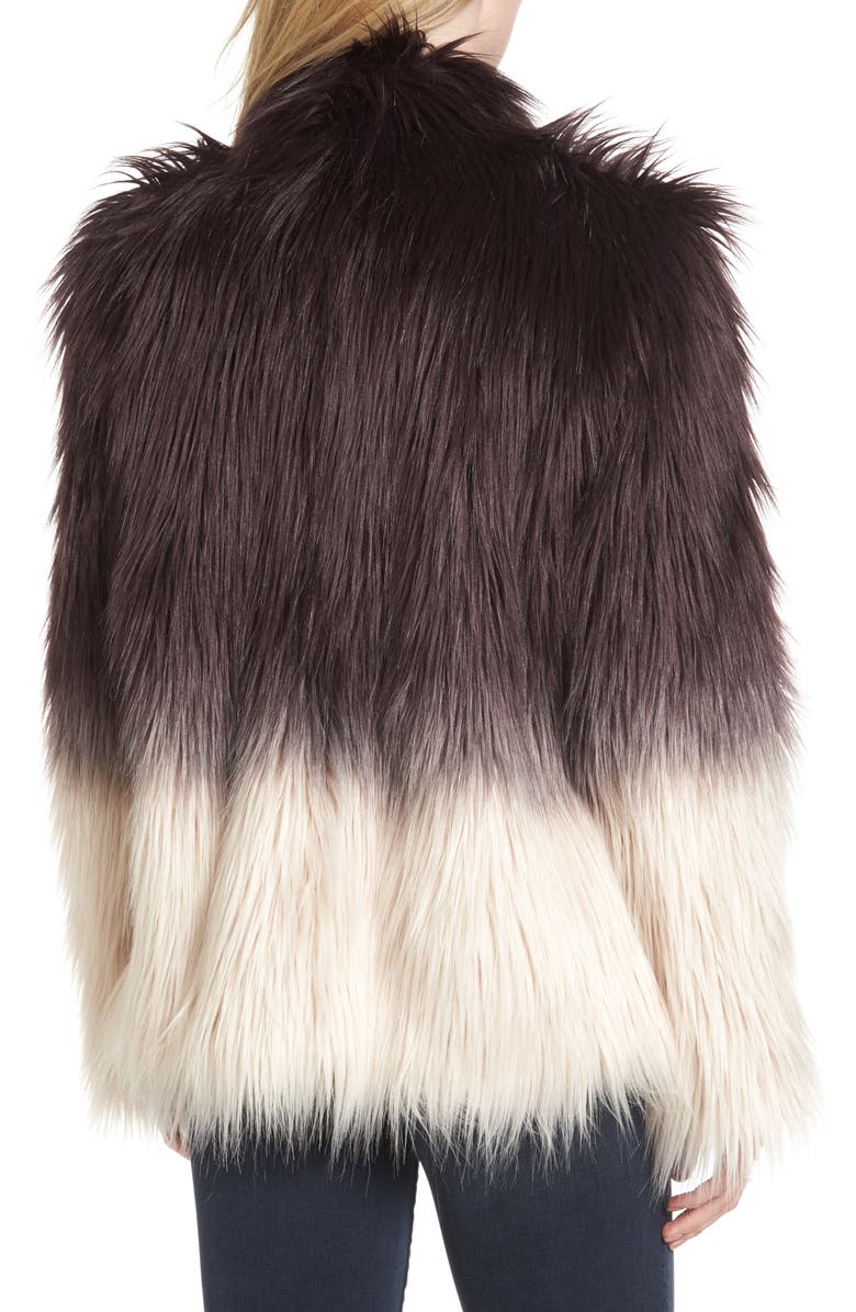 Chelsea28 Faux Fur Jacket, Alternate, color, 