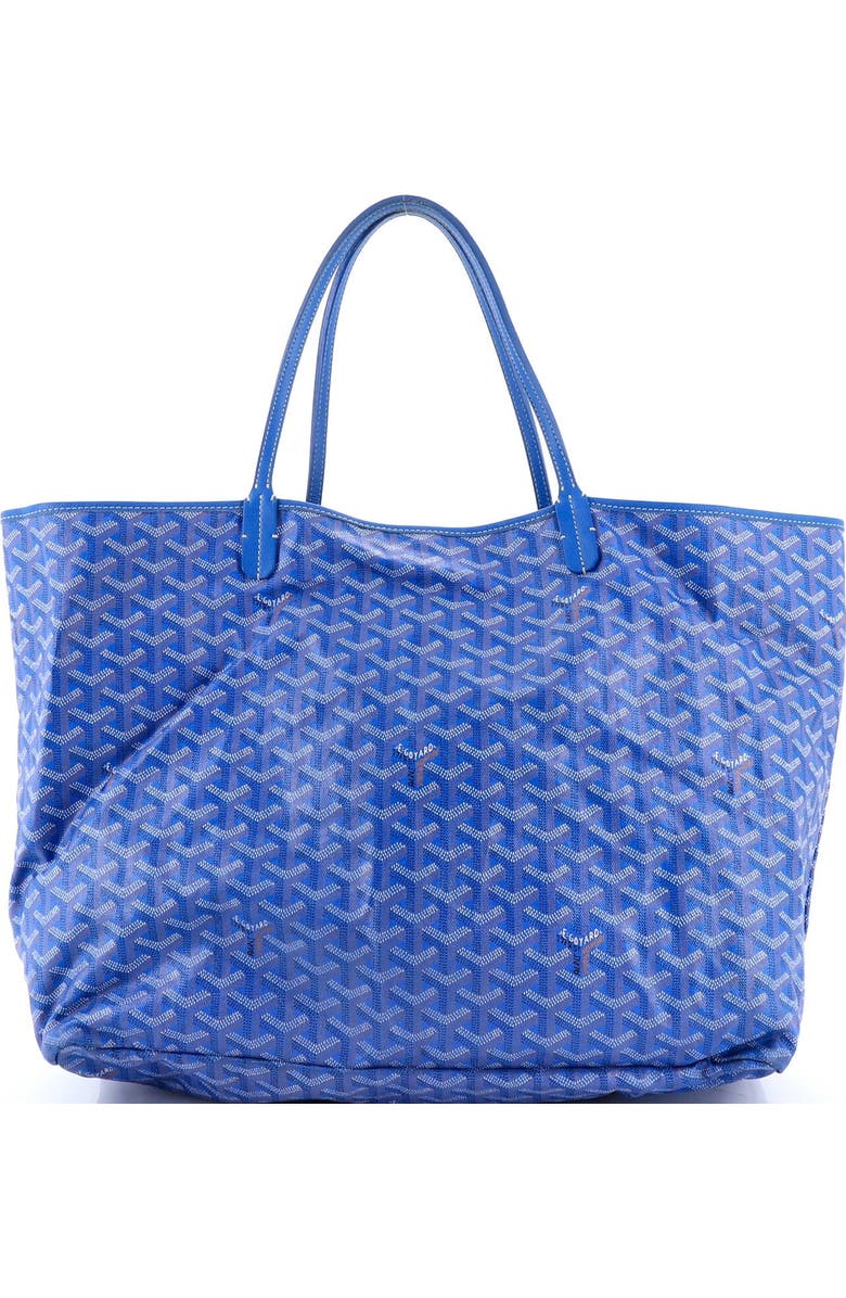 Pre-Owned Goyard Saint Louis Tote Coated Canvas GM, Alternate, color, Blue