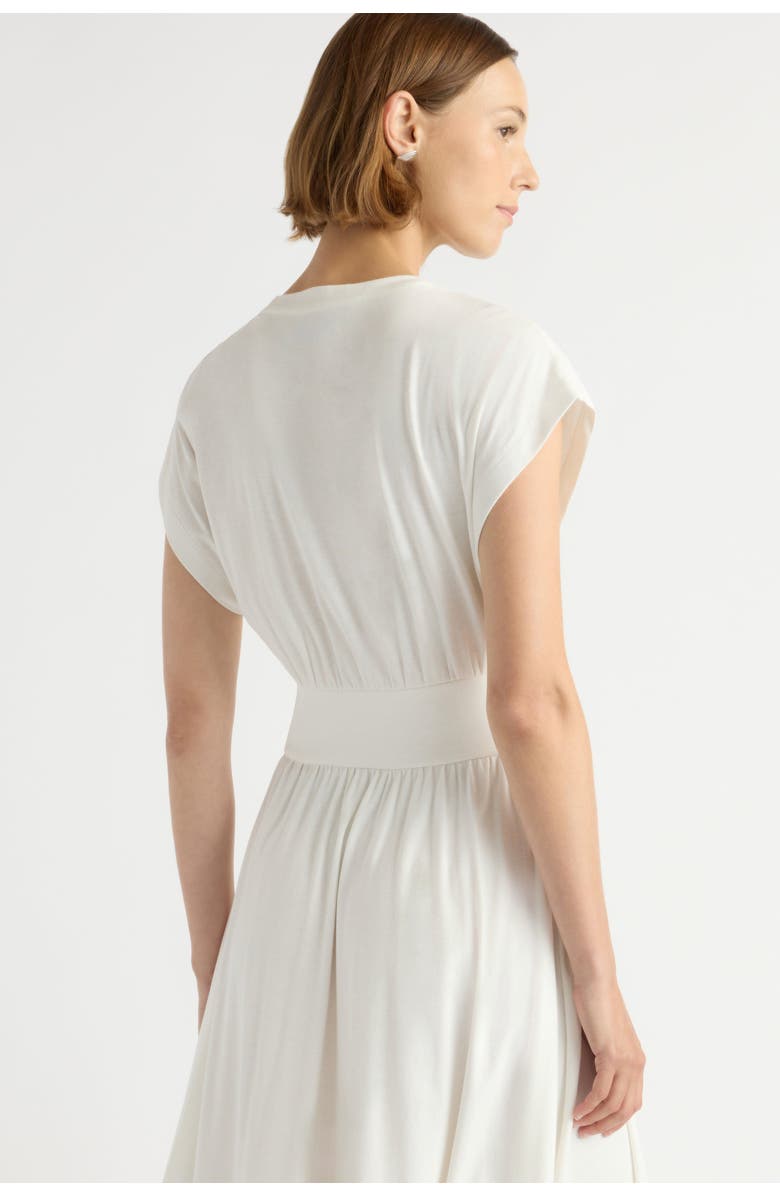 Modern Citizen Prima Jersey Midi Dress, Alternate, color, White