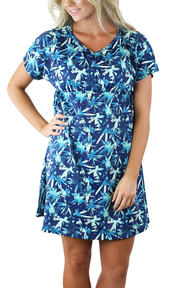 UV Skinz Short Cover-Up, Alternate, color, Tie-Dye Burst