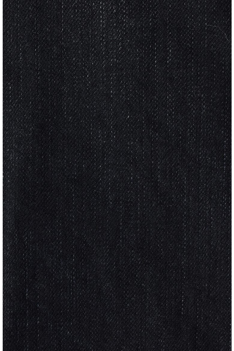Hooded Distressed Denim Workwear Jacket, Alternate, color, 1037 BLACK FADE OUT