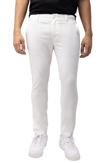 X-ray Xray Hidden Zip Pocket Twill Trousers In Coconut
