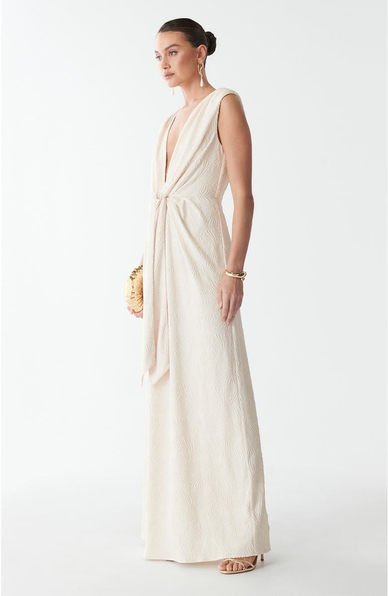 SAVEL Gisella Maxi Dress, Alternate, color, Ivory Palms