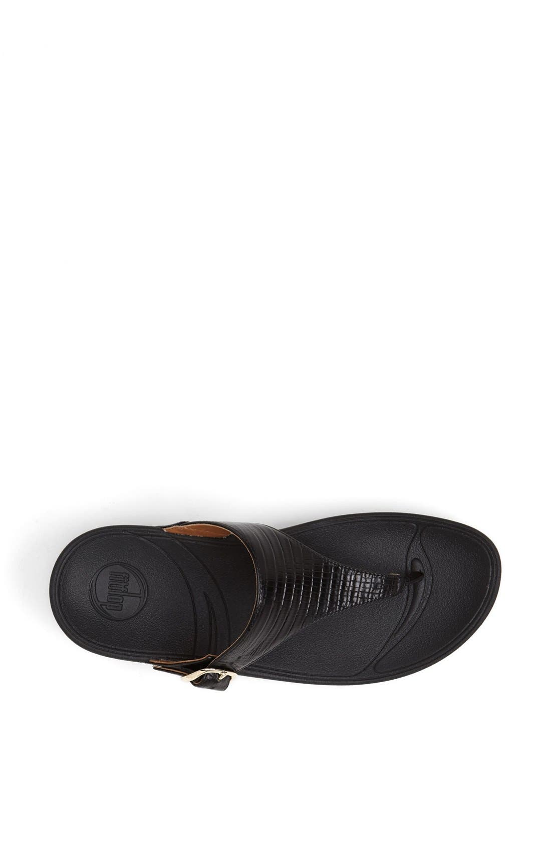 'The Skinny™' Flip Flop, Alternate, color, BLACK