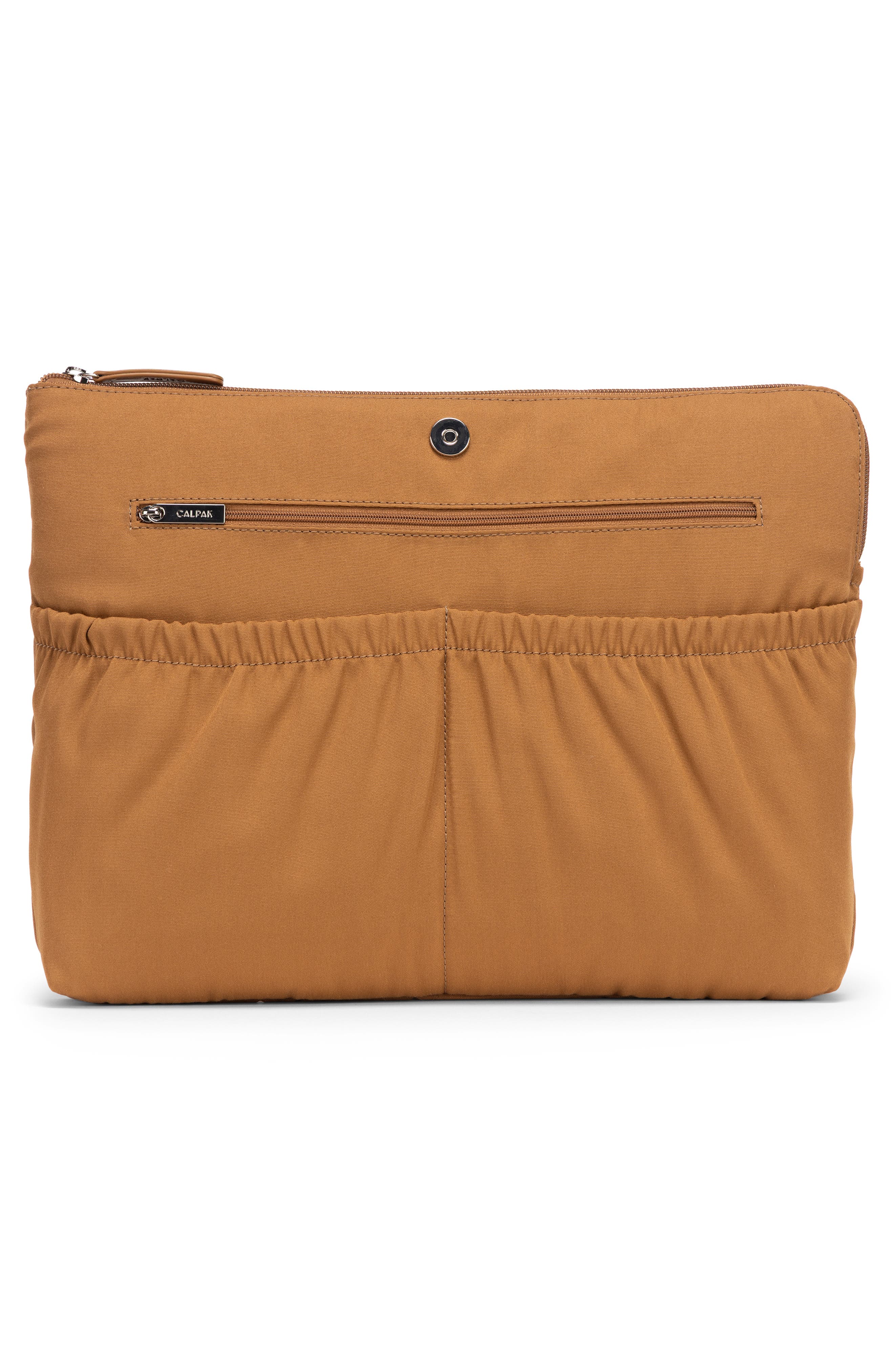 Haven Faux Leather 15-Inch Laptop Tote, Alternate, color, TOFFEE