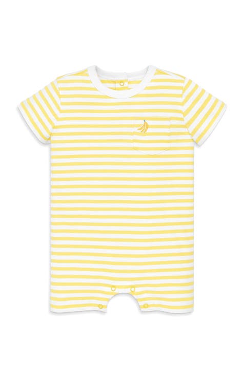Baby Embroidered Stripe Pocket Shortie