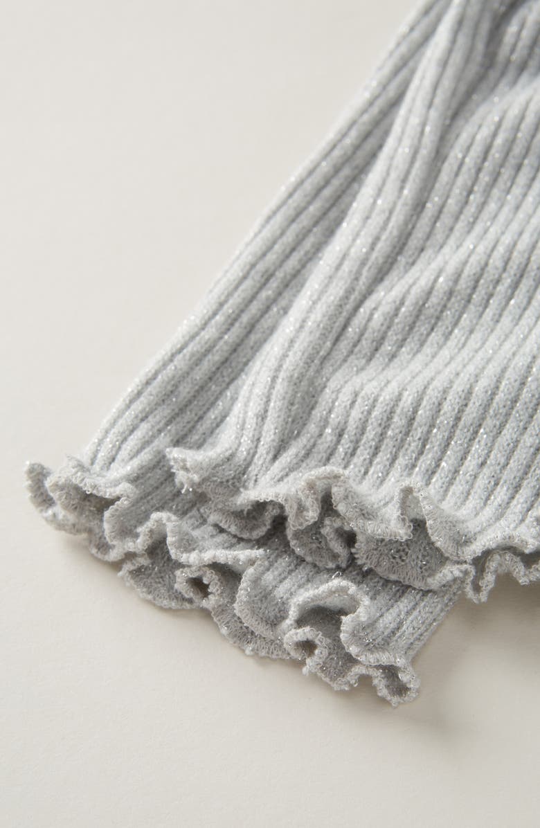 Tucker + Tate Kids' Sparkle Rib Leggings, Alternate, color, Grey Light Heather