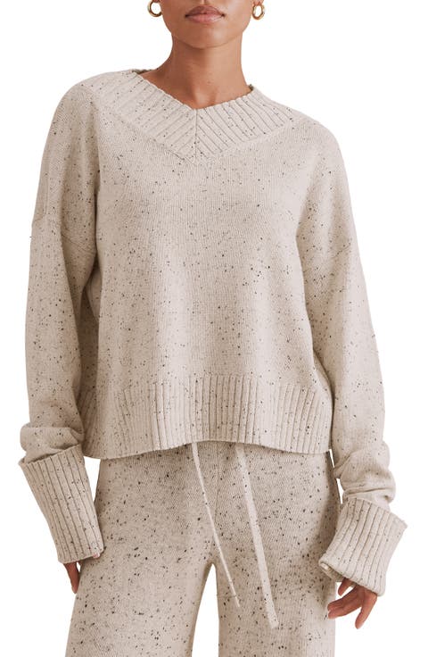 Haven Tweedy V-Neck Sweater