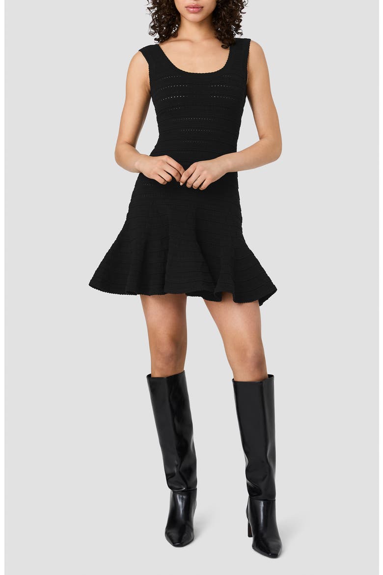 Cecilia Sleeveless Knit Minidress, Main, color, BLACK