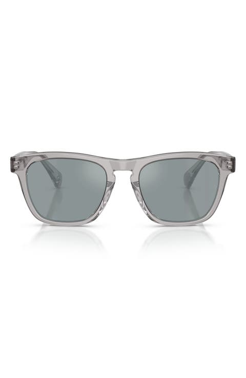 R-3 54mm Polarized Round Sunglasses