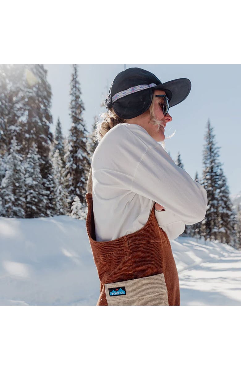 KAVU Strapcap Trapper Cap, Alternate, color, Jet Black