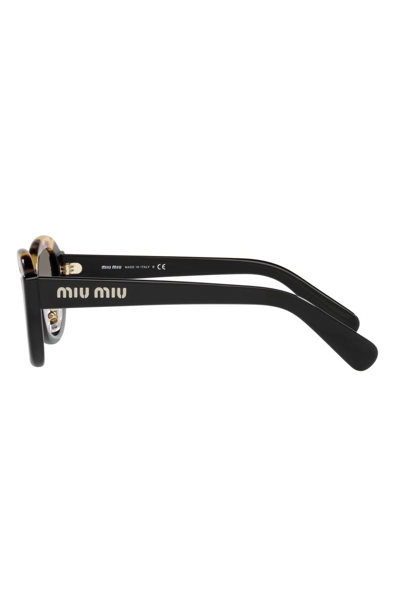 Miu Miu 53mm Butterfly Sunglasses, Alternate, color, 