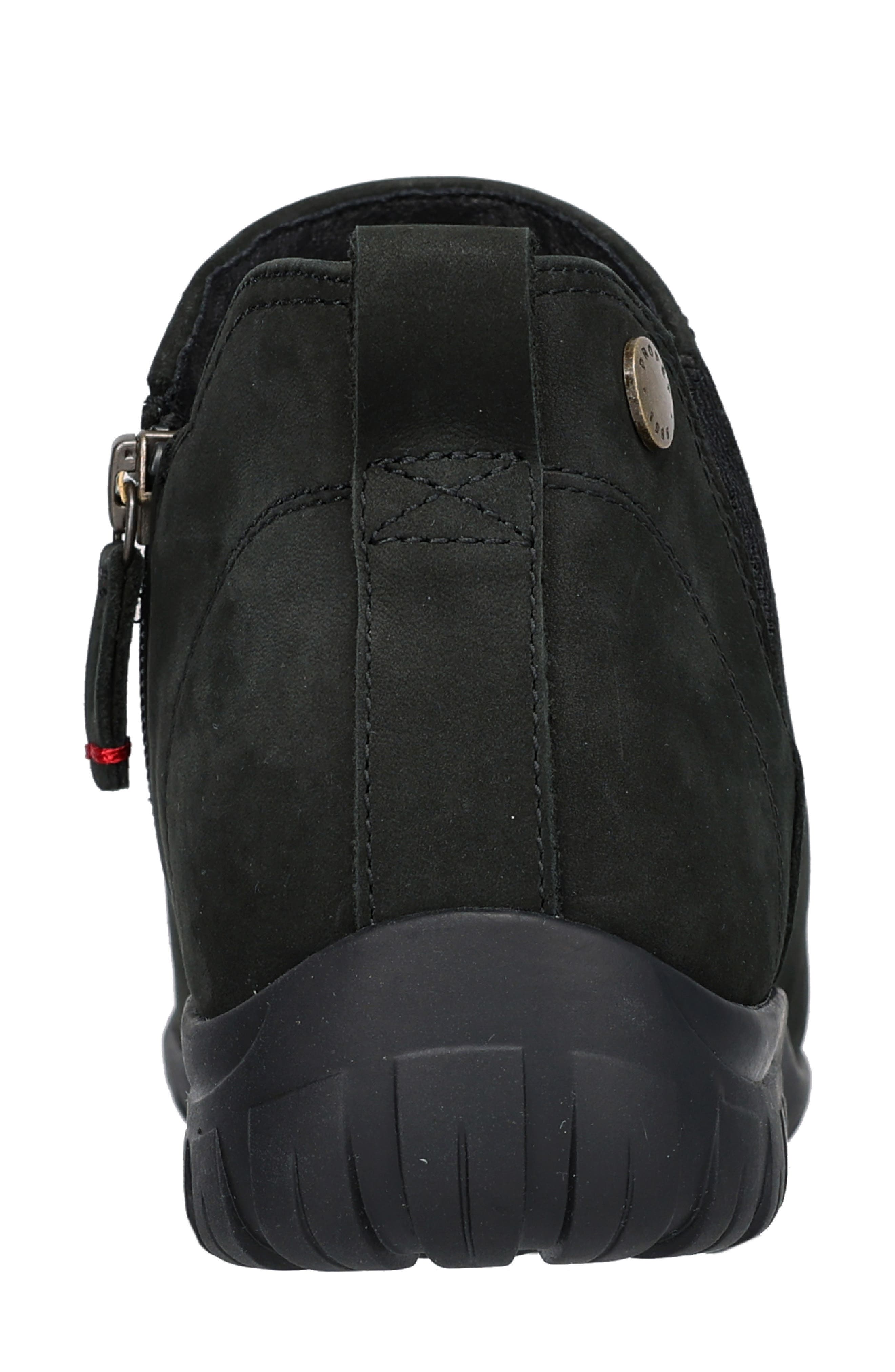Devon Leather Bootie, Alternate, color, BLACK