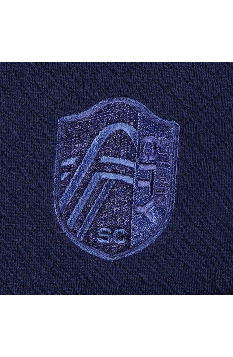 ANTIGUA Men's Antigua Navy St. Louis City SC Streamer Diamond Button-Up Shacket, Alternate, color, Navy