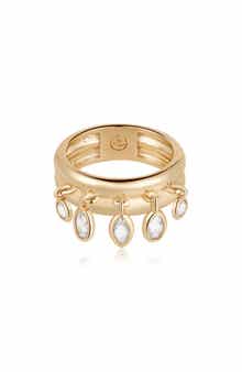 Cubic Zirconia Shaker Ring