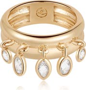 Ettika Cubic Zirconia Shaker Ring
