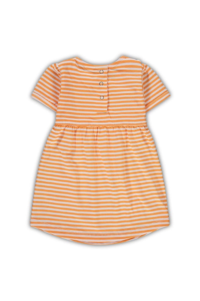 Girl's Toddler Tennessee Orange Tennessee Volunteers Striped Dress with Pockets, Alternate, color, Tennessee Orange
