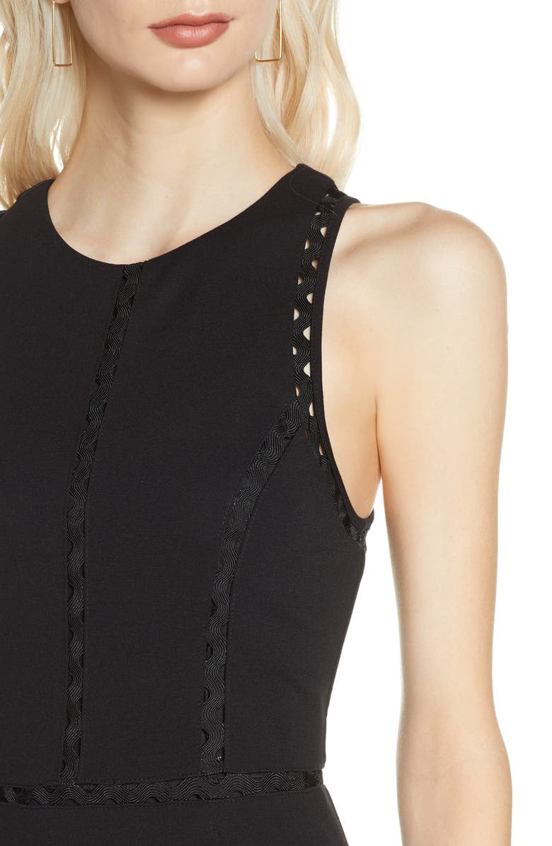 Ali & Jay First Point Rickrack Trim Sheath Dress, Alternate, color, 