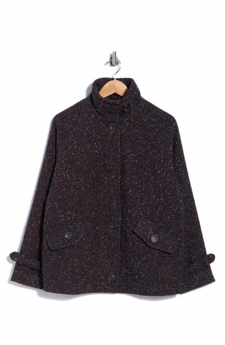 Tweed Jacket with Wing Collar
