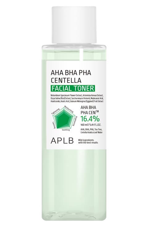 AHA BHA PHA Centella Facial Toner