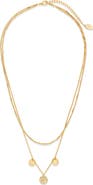 Sterling Forever Polaris Pendant Layered Necklace