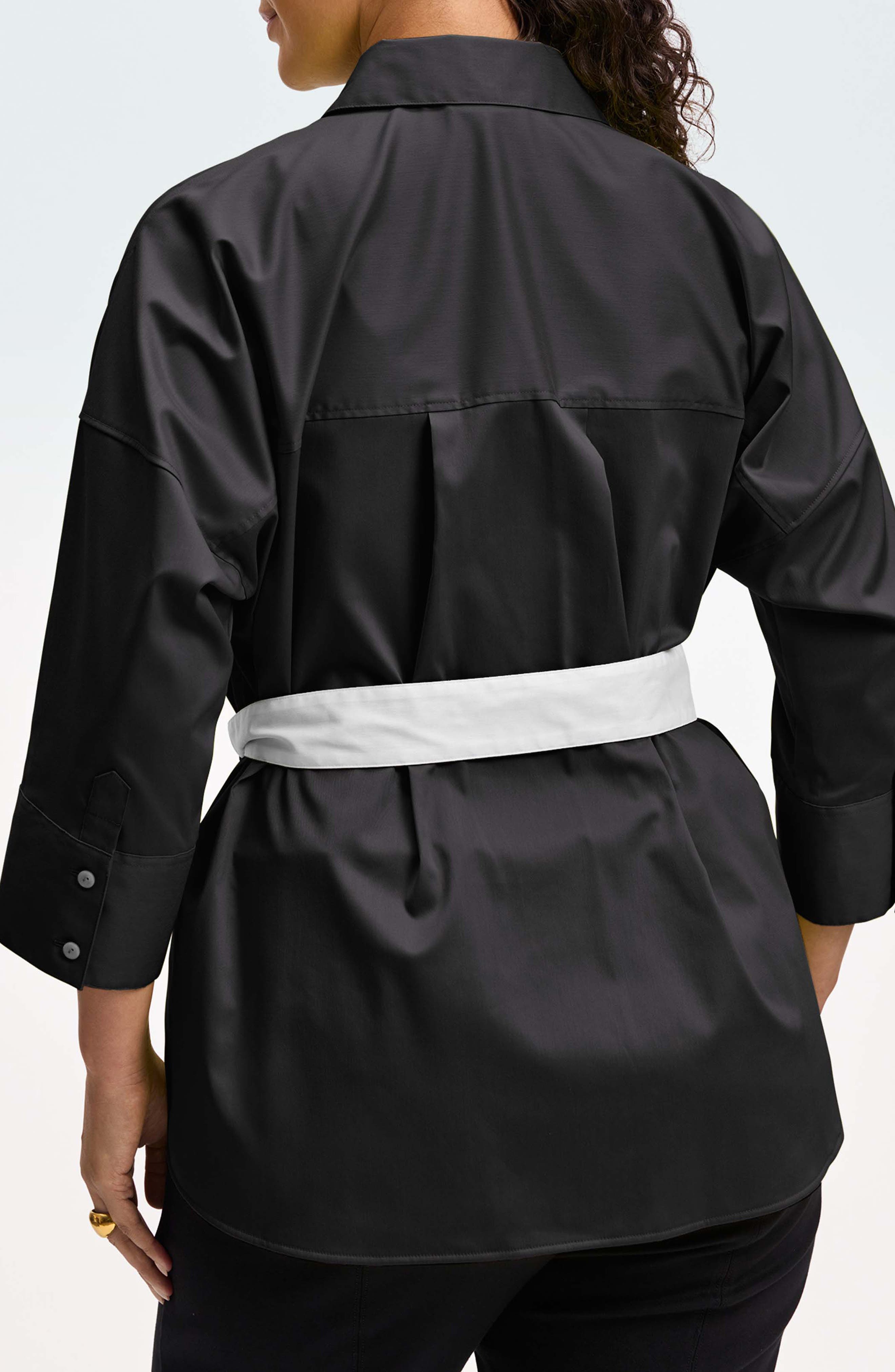 Avery Stretch Button-Up Shirt - image 2
