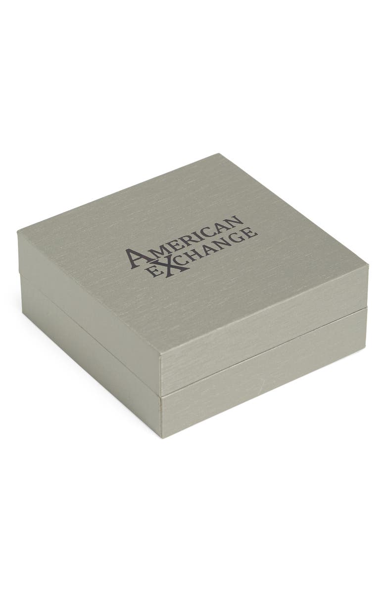 AMERICAN EXCHANGE Men's Chain Bracelet, Main, color, Silver/ Silver