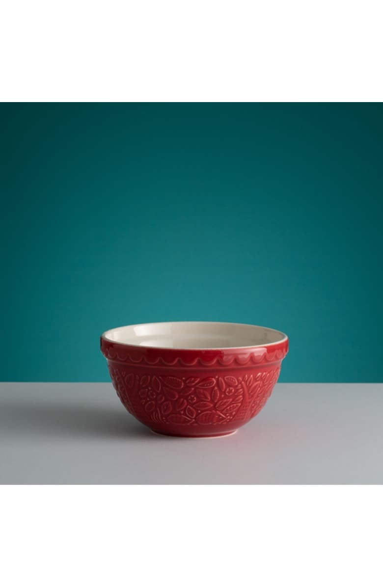 MASON CASH In The Forest Hedgehog Size 30 Mixing Bowl, Red, 1.15 Quart, Alternate, color, Red