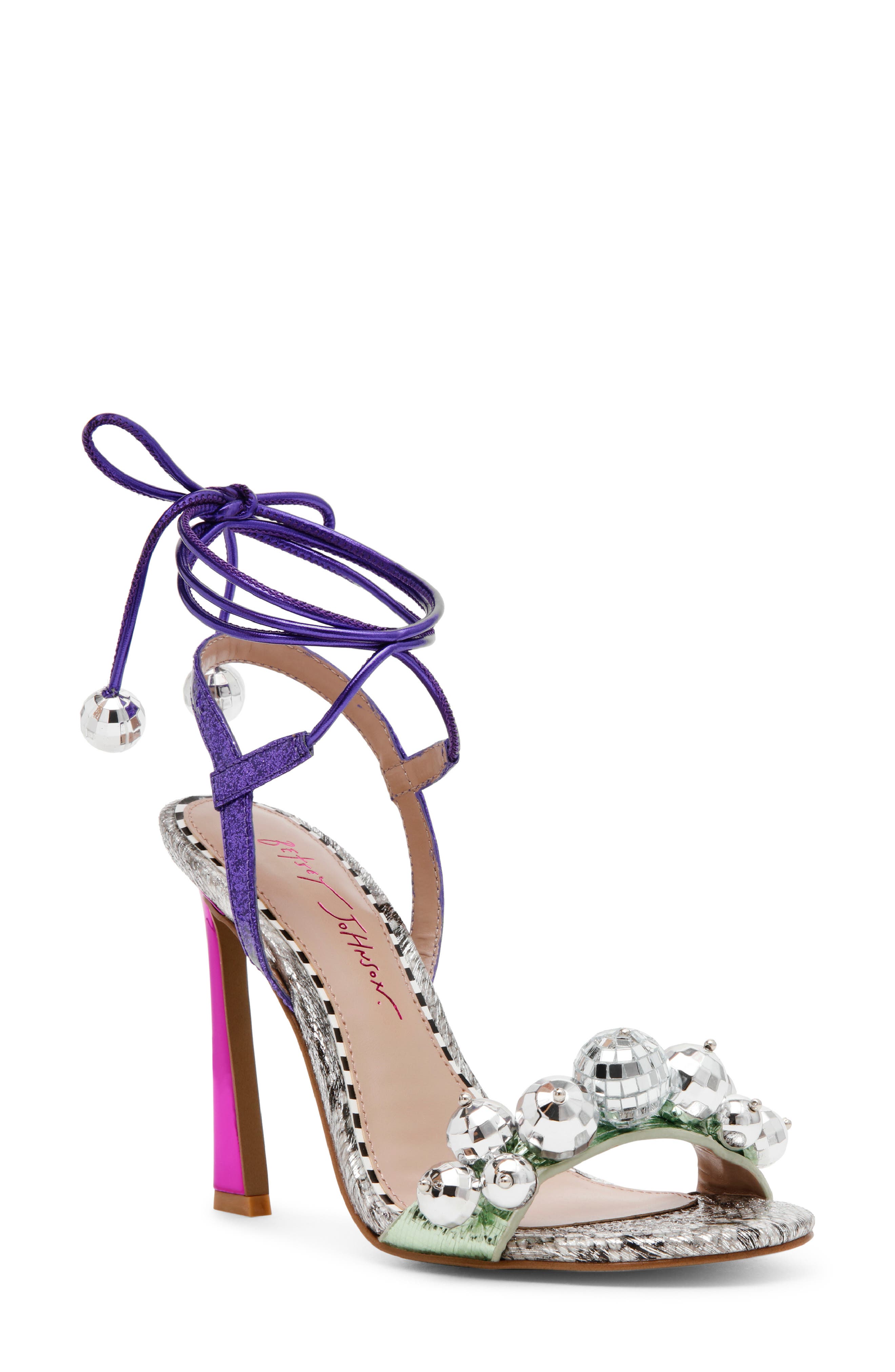 Betsey Johnson Jager Ankle Strap Sandal, Main, color, 