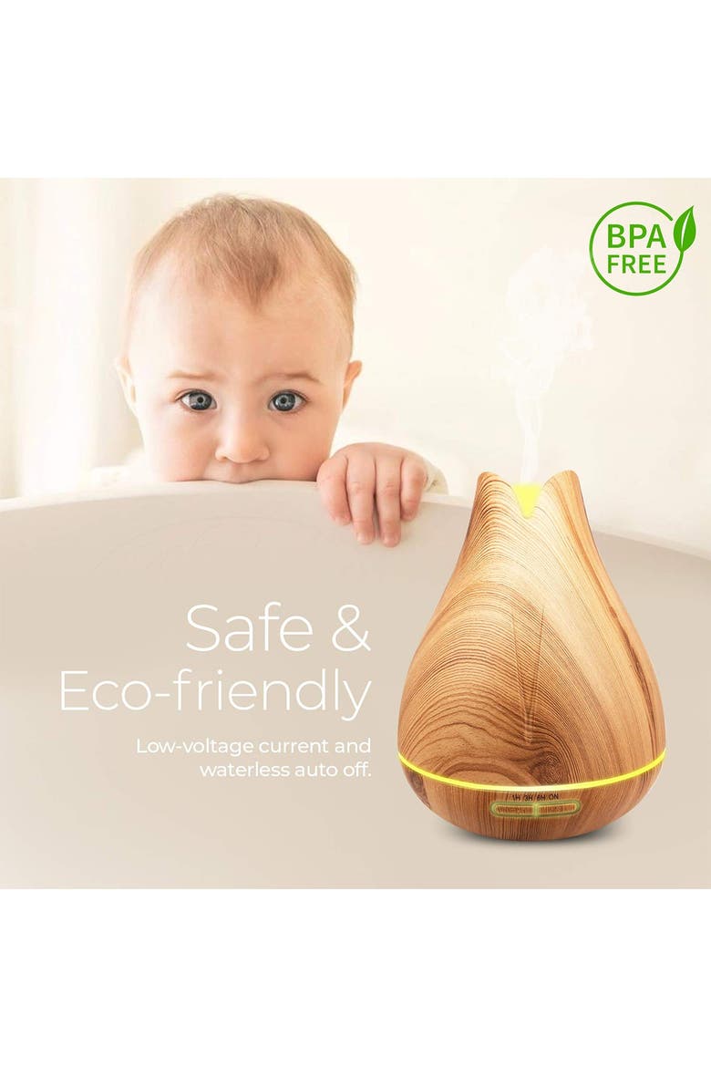 Aromatherapy Ultrasonic Diffuser with 20 Essential Plant Oils, Alternate, color, NO COLOR