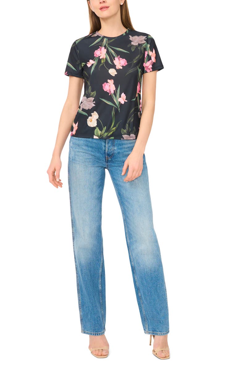 Ted Baker Crewneck T-Shirt, Alternate, color, Black Multi