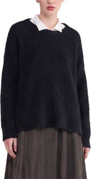 LUUKAA Juliette Shaggy Knit Sweater