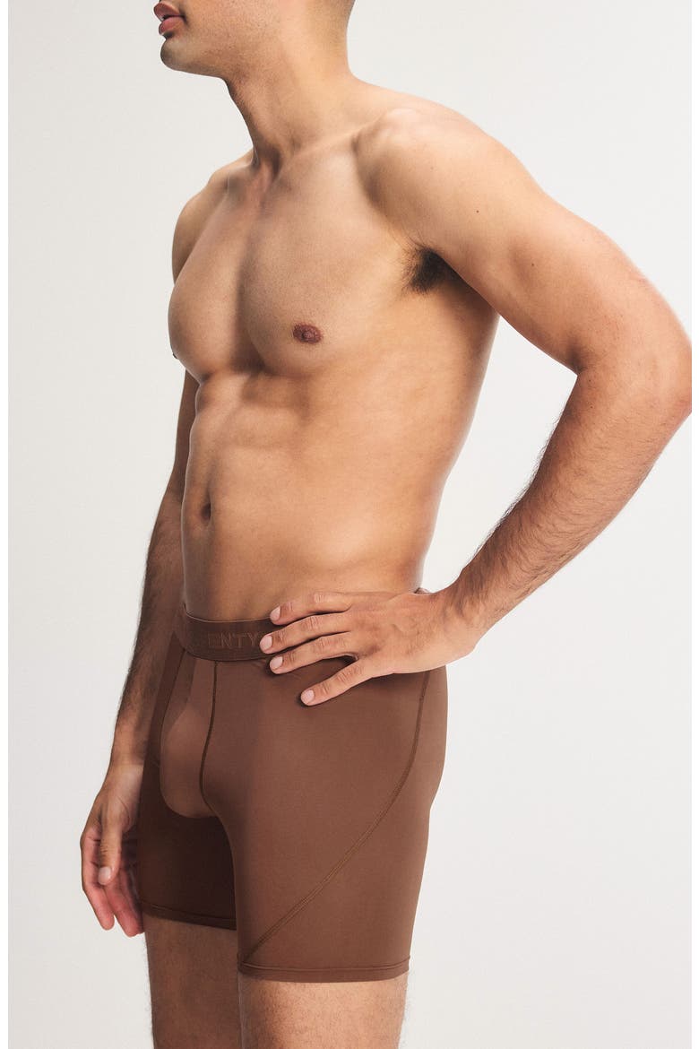 Flex Performance Boxer Briefs, Alternate, color, SEMISWEET BROWN