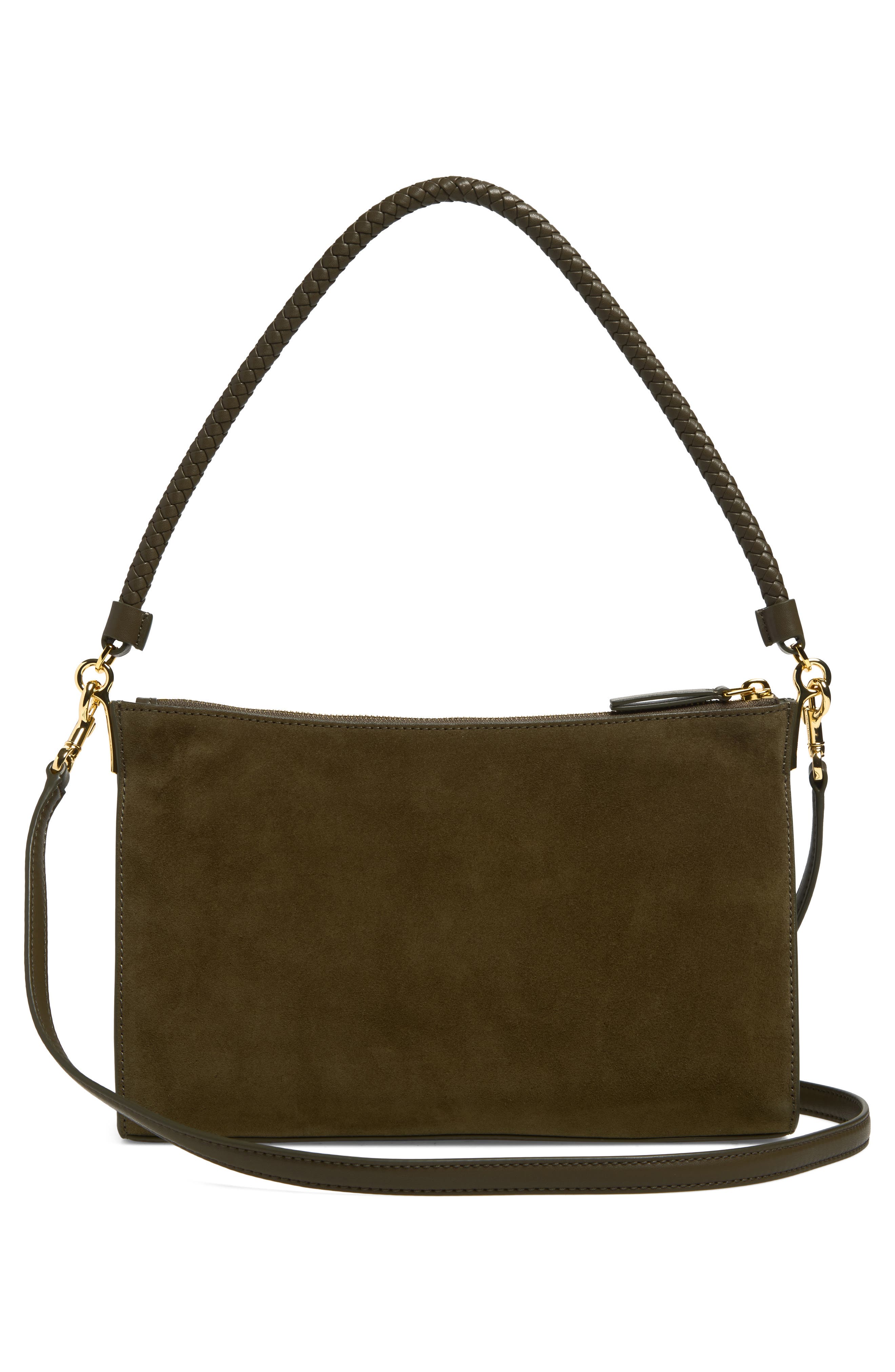 Small Vida Leather Bag, Alternate, color, CYPRESS