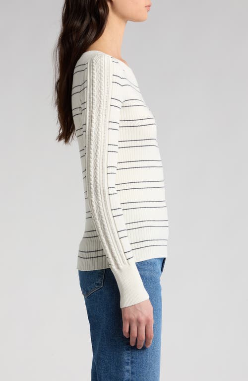 Paige Rhyse Stripe Knit Shirt