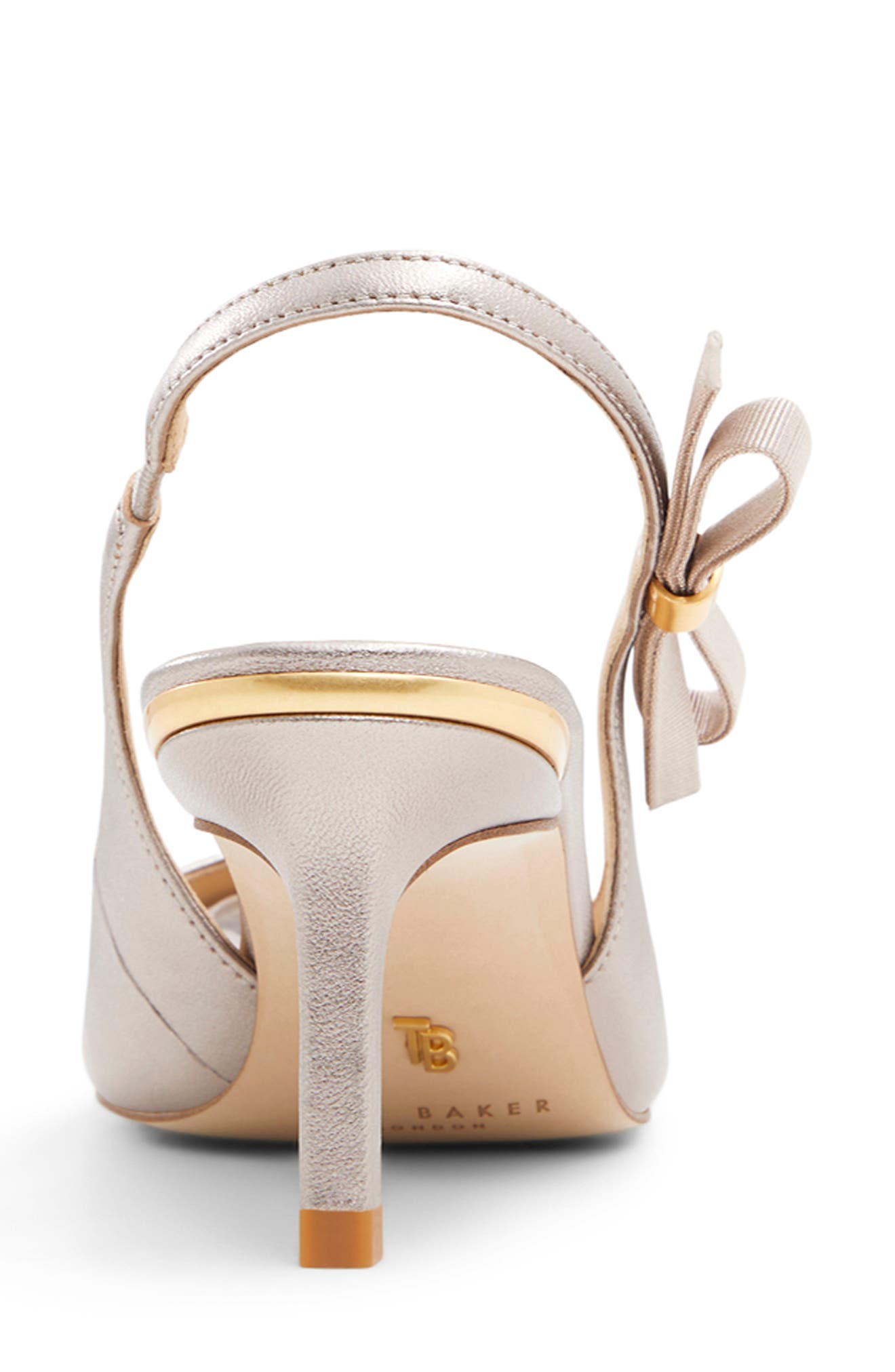 Ted Baker London Janie Bow Slingback Pointed Toe Pump, Alternate, color, 