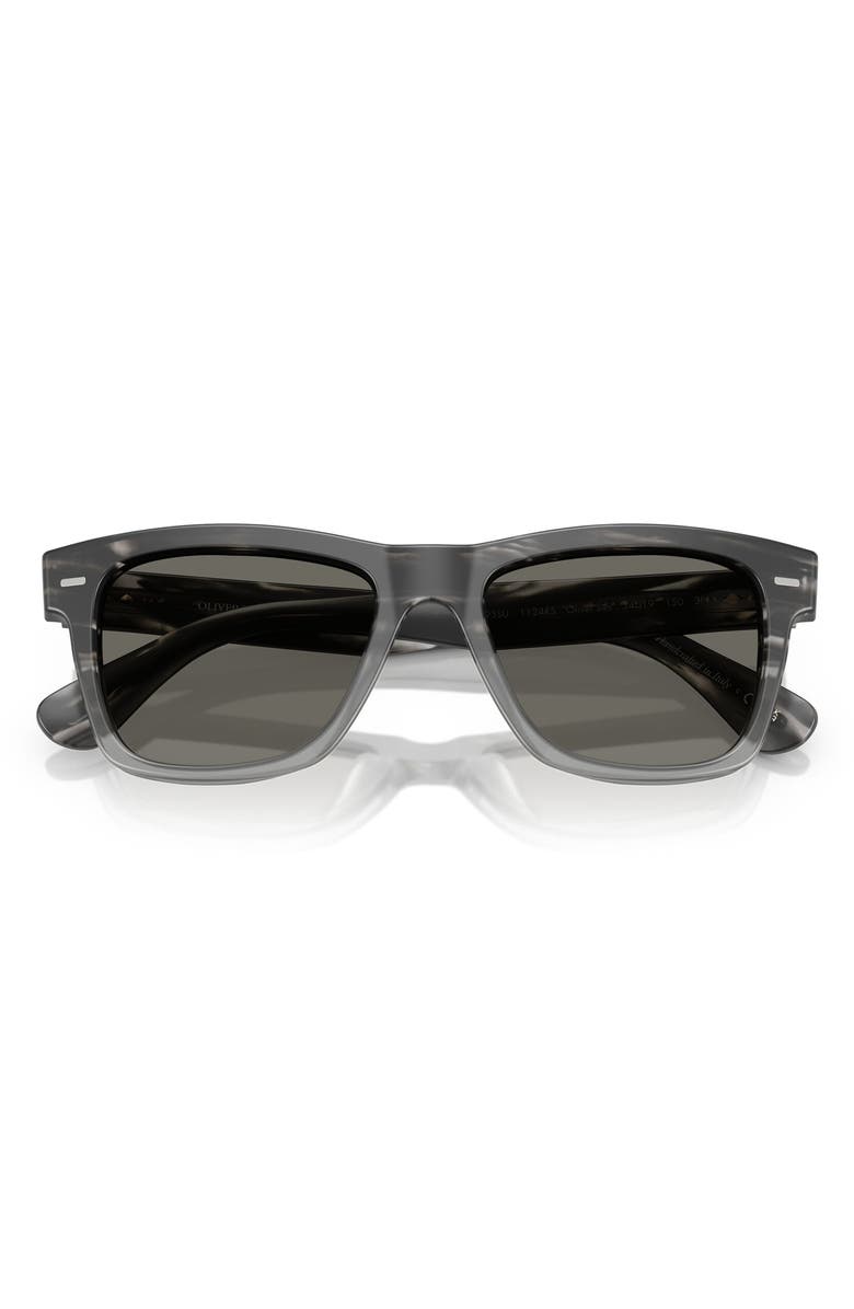 Oliver Peoples Oliver Sun 54mm Pillow Sunglasses, Alternate, color, Semi-Matte Storm / Carbon Grey