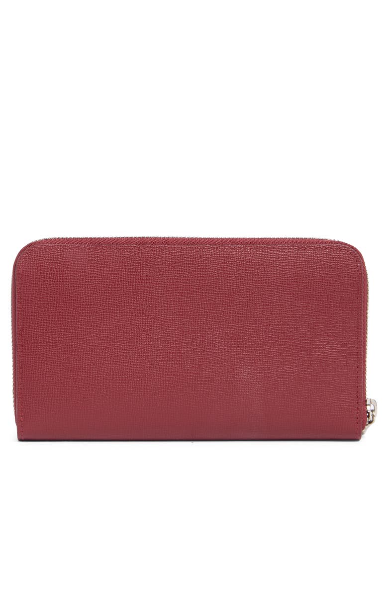 Longchamp Le Pliage Zip Wallet, Alternate, color, Carmine